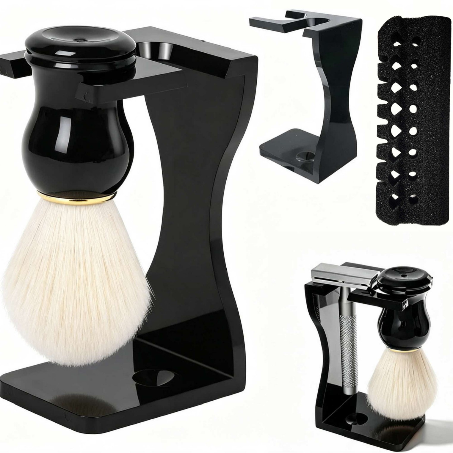 Mens Grooming Travel Kit - 남성용 면도 세트: 수동 거품 생성