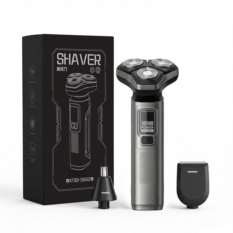 3-in-1 남성용 전기 면도기 타입-C 충전식 수염  - Mens Grooming Travel Kit 리뷰 및 가격