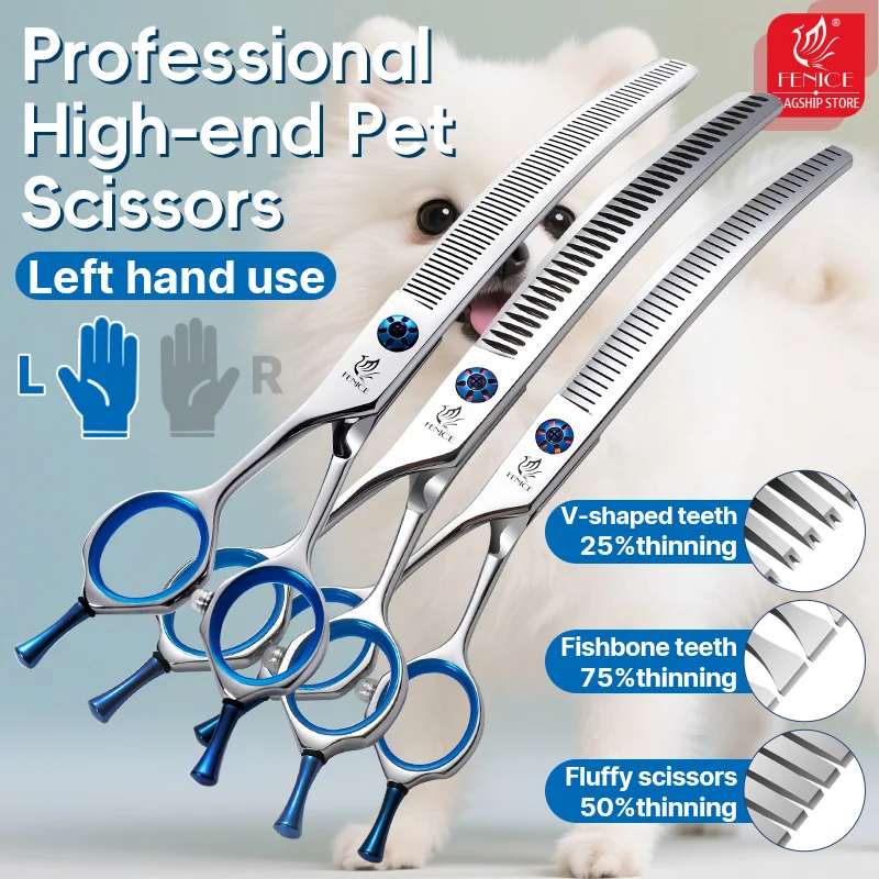 페니체 JP440C 프로페셔널 7/7.5/8인치 왼손잡 - Grooming Scissors 리뷰 및 가격