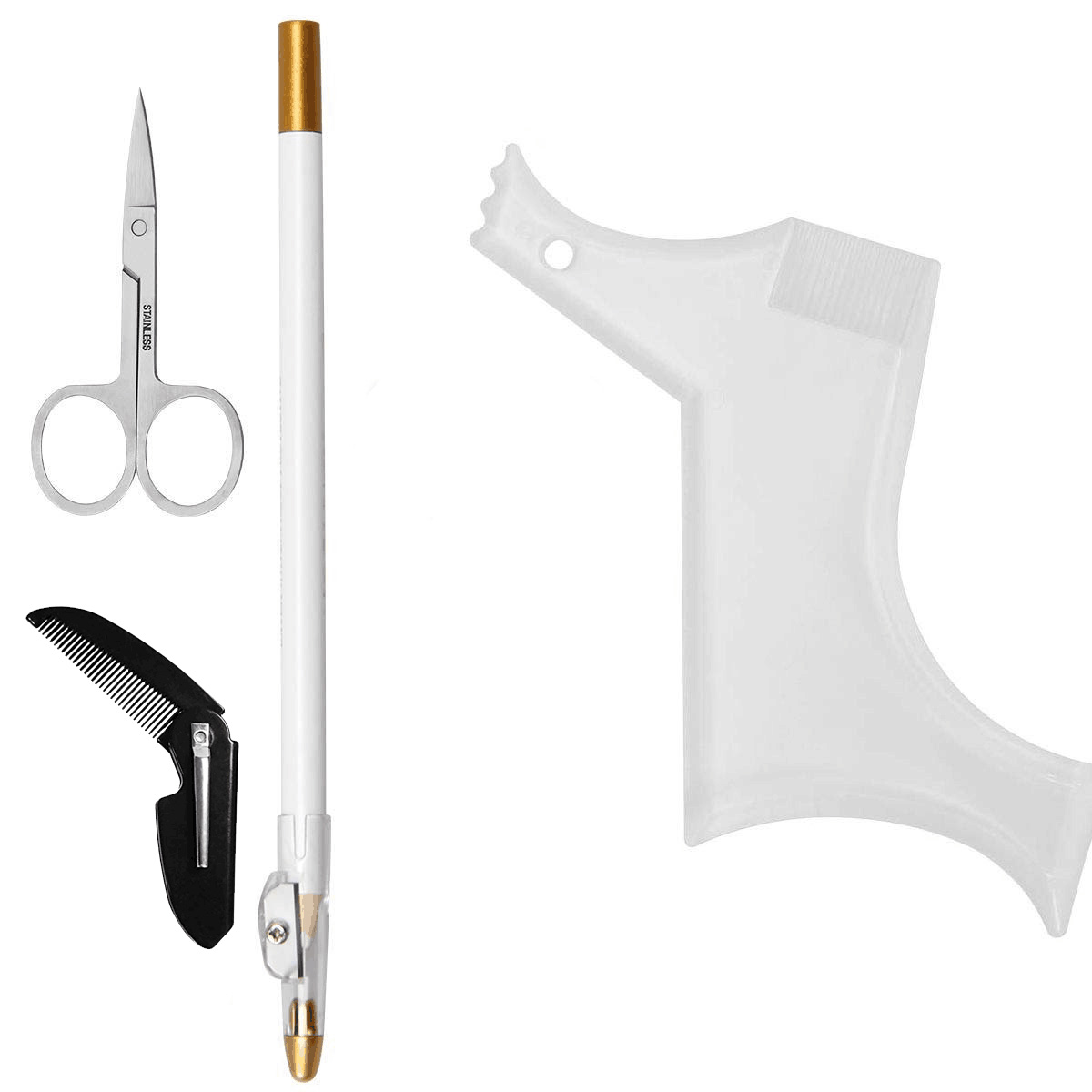 4종 세트 수염 정리 키트 멀티 커브 헤어라인 템플릿  - Beard Trimmer 리뷰 및 가격