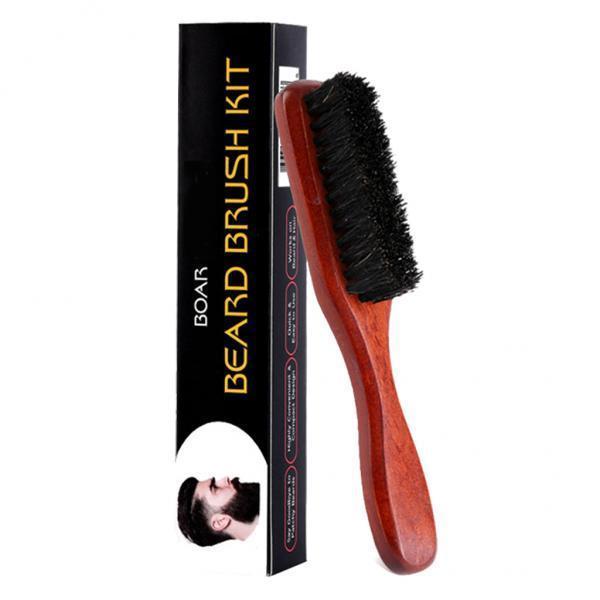 남성용 수염 브러쉬 나무 손잡이 긴 손잡이 빗 수염 관 - Mens Grooming Travel Kit 리뷰 및 가격