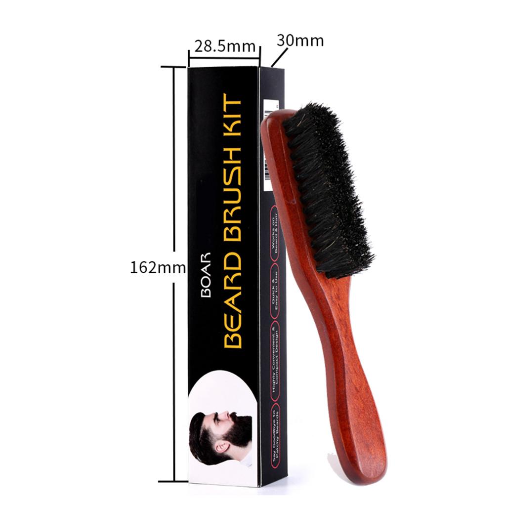 남성용 수염 브러쉬 나무 손잡이 긴 손잡이 빗 수염 관 - Mens Grooming Travel Kit 리뷰 및 가격