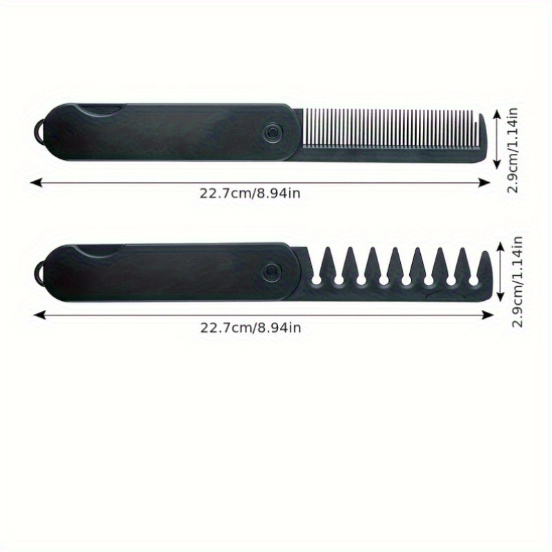 다용도 휴대용 접이식 휴대용 빗, 넓은 간격의 빗살,  - Beard Oil 리뷰 및 가격