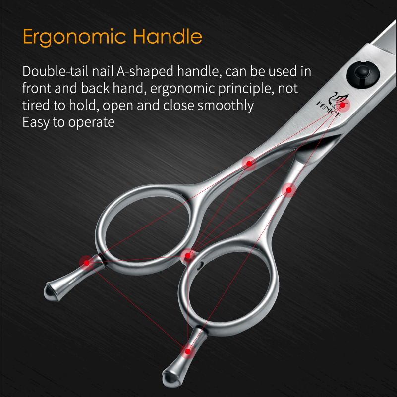 Fenice 전문 왼손 7/7, 슈퍼 커브, 35 °  - Grooming Scissors 리뷰 및 가격