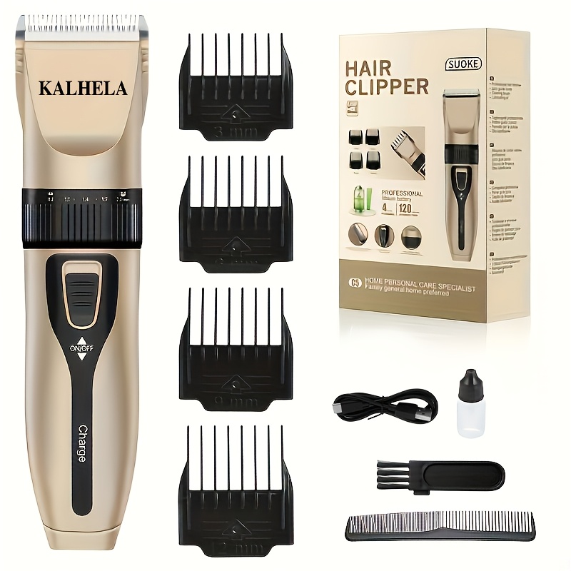 남성용 전문가용 무선 헤어 클리퍼, USB 충전식 가정 - Grooming Kit 리뷰 및 가격