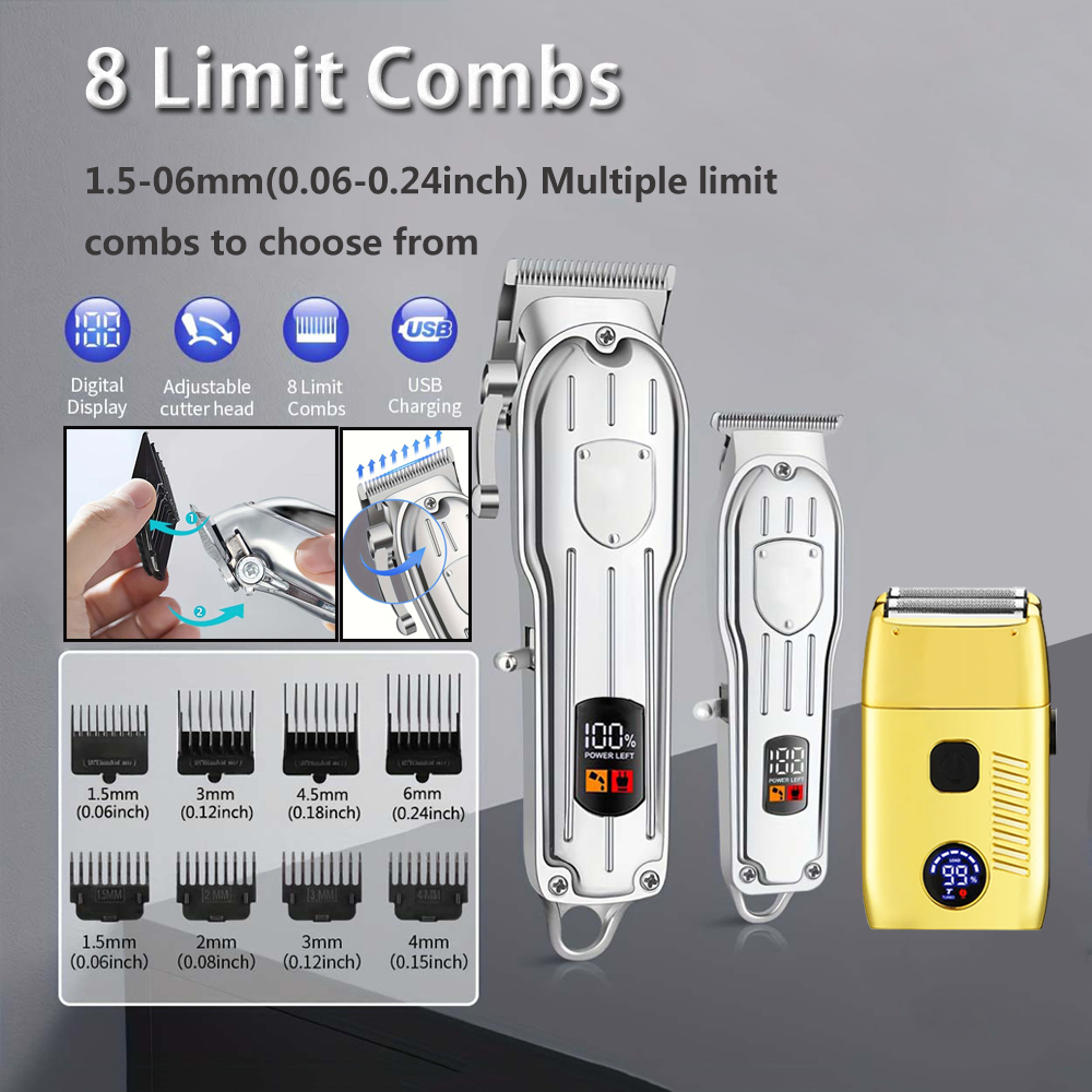 헤어 클리퍼 전기 면도기 남성용 USB 충전식 클리퍼  - Electric Shaver Rotary 리뷰 및 가격
