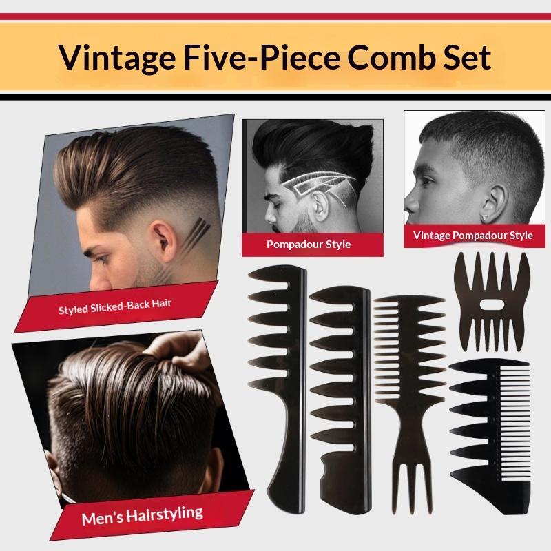새로운 정전기 방지 남성용 헤어 스타일링 빗 세트, 넓 - Men'S Grooming Hairstyles 리뷰 및 가격