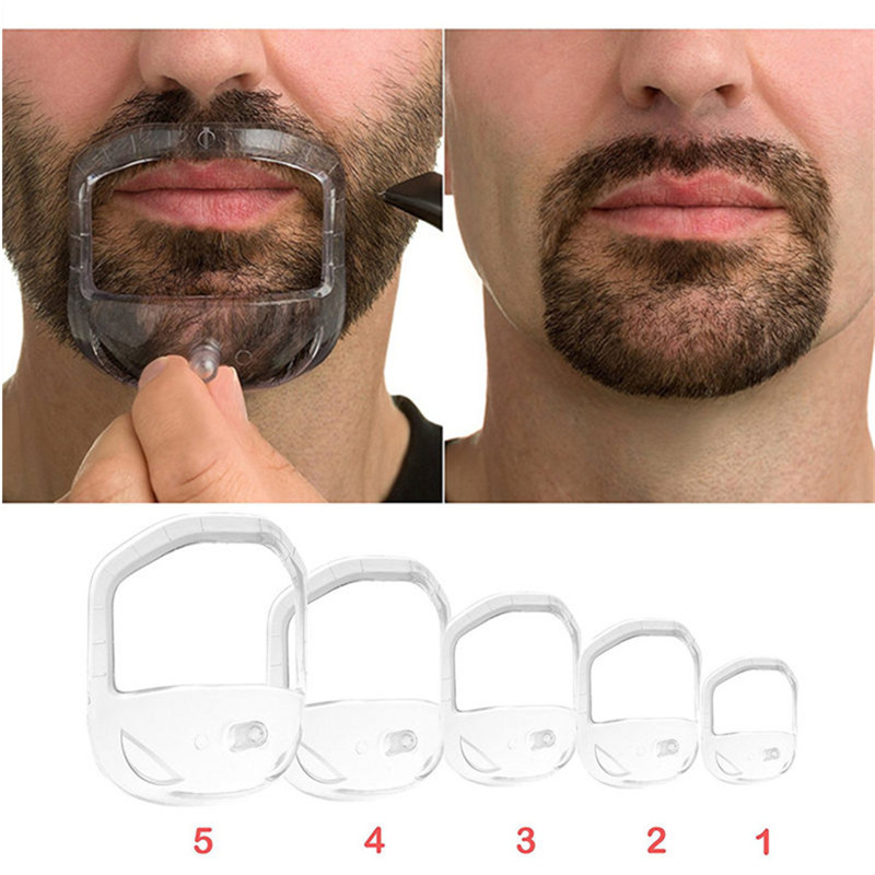 5 개/대 수염 셰이퍼 턱수염 콧수염 손질 도구 남자를 - Grooming Kit 리뷰 및 가격